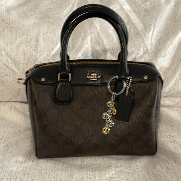 Coach Handbags - New condition Coach Small Satchel and Key Chain Charm